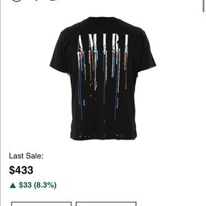 Amiri Paint drip tshirt size medium